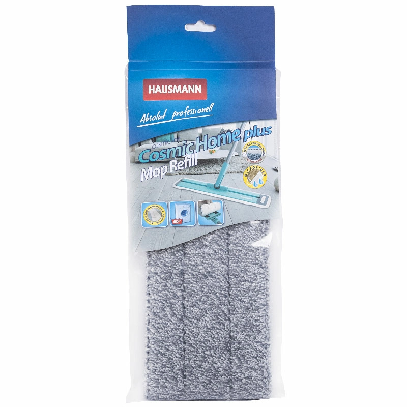 4 Сменная насадка из микрофибры Hausmann Cosmic Home plus к швабре НМ-47 фото 4