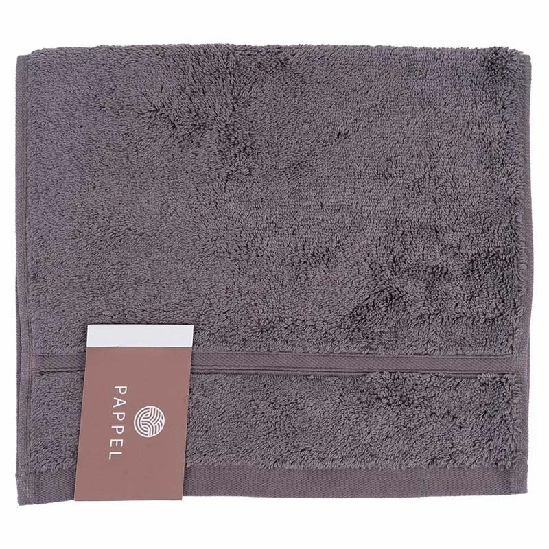2 Полотенце махровое Pappel Cirrus/S 30x50см, цвет темно-серый фото 2
