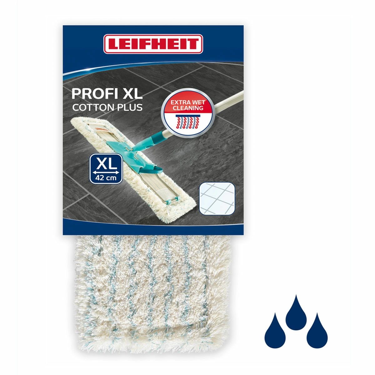 2 Насадка для швабры Leifheit Profi XL Cotton plus фото 2