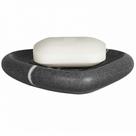 Полноразмерное изображение Мыльница Spirella Etna Stone, цвет серый фото 1