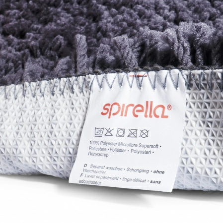 Коврик для туалета Spirella Highland 55х55см, серый фото 6