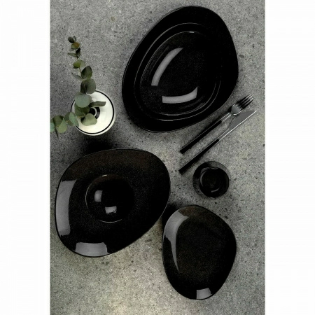 Тарелка для пасты Kutahya Galaxy, светло-серый фото 2