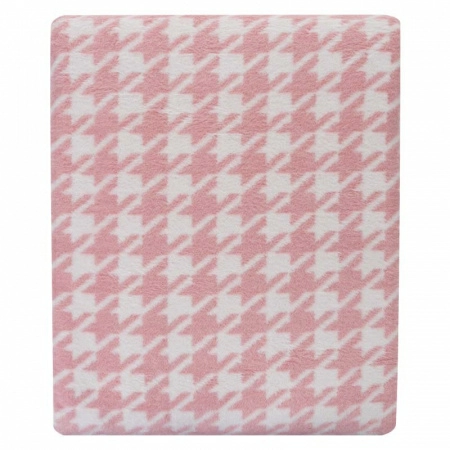 Плед 150x200см Pappel Scotch Jacquard, розовый фото 2